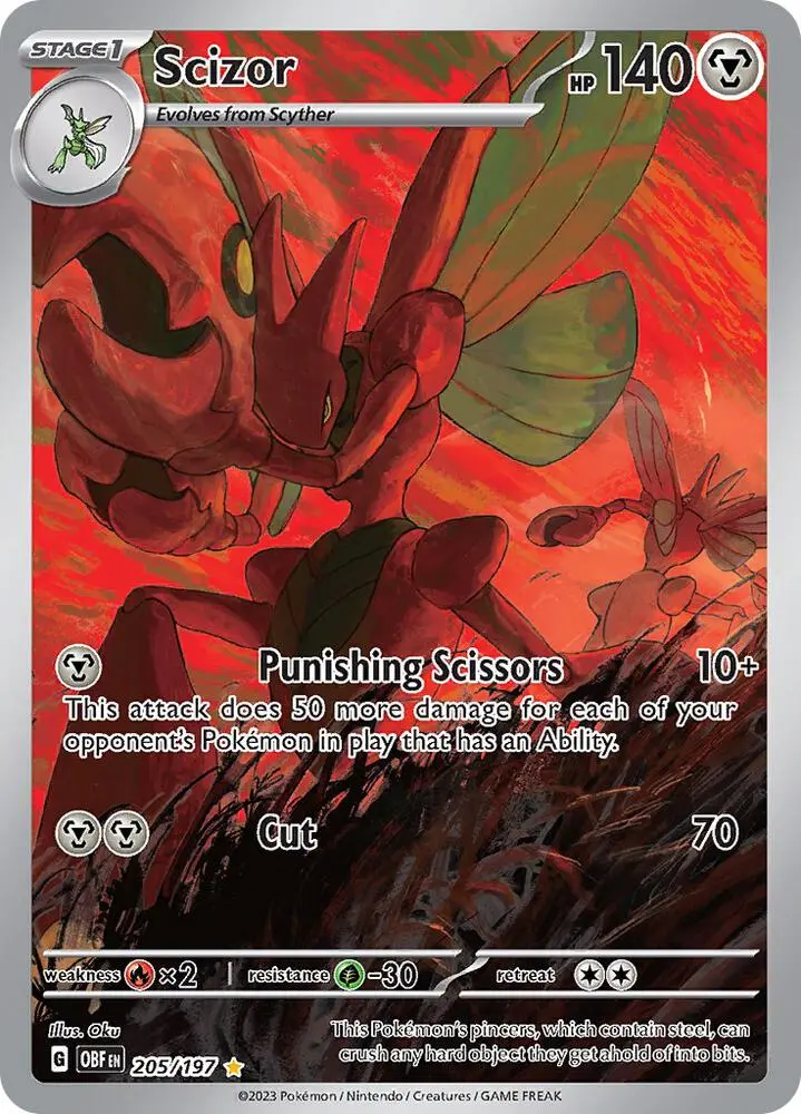 Scizor, Obsidian Flames 205/197