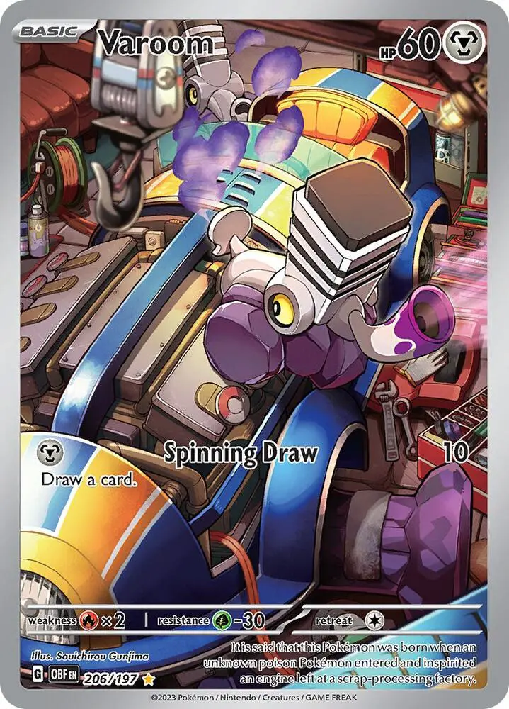 Varoom, Obsidian Flames 206/197