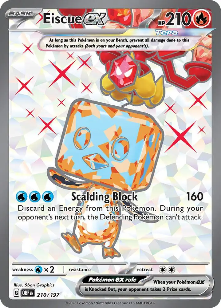 Eiscue ex, Obsidian Flames 210/197