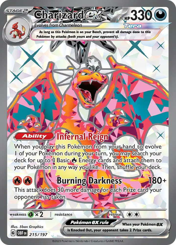 Charizard ex, Obsidian Flames 215/197