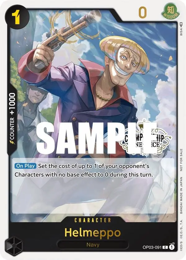 Helmeppo (Store Championship Participation Pack Vol. 2), One Piece Promotion Cards OP03-091