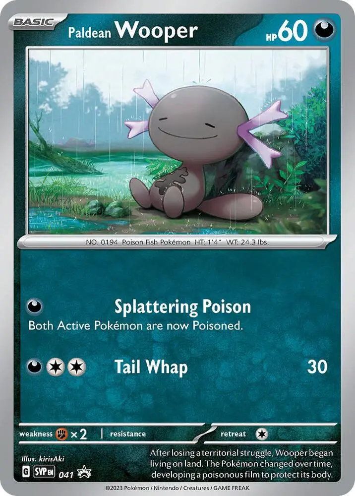 Paldean Wooper, SVP Black Star Promos 041/225