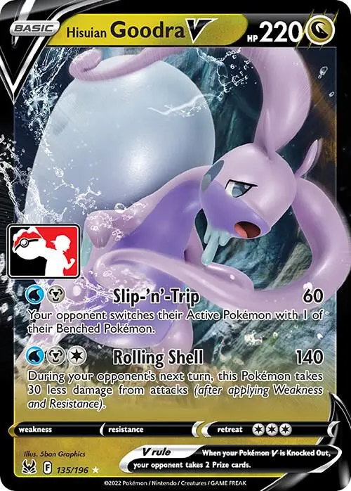 Hisuian Goodra V, Prize Pack Series Cards 135/196