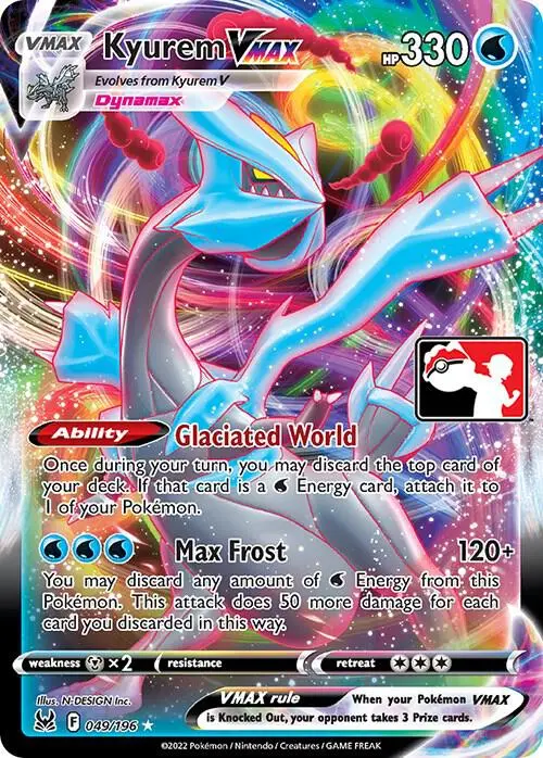 Kyurem VMAX, Prize Pack Series Cards 049/196