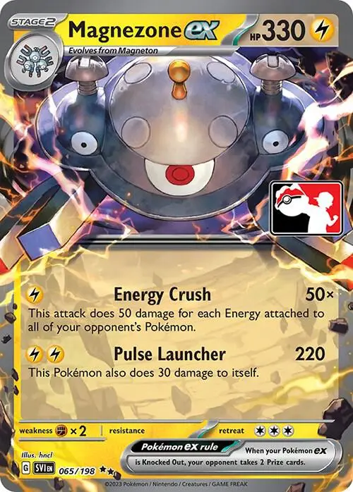 Magnezone ex, Prize Pack Series Cards 065/198