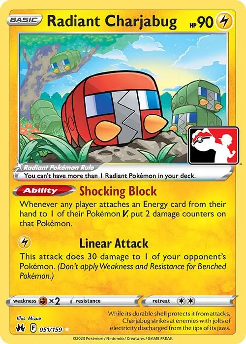 Radiant Charjabug, Prize Pack Series Cards 051/159