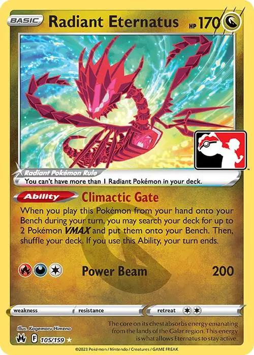 Radiant Eternatus, Prize Pack Series Cards 105/159