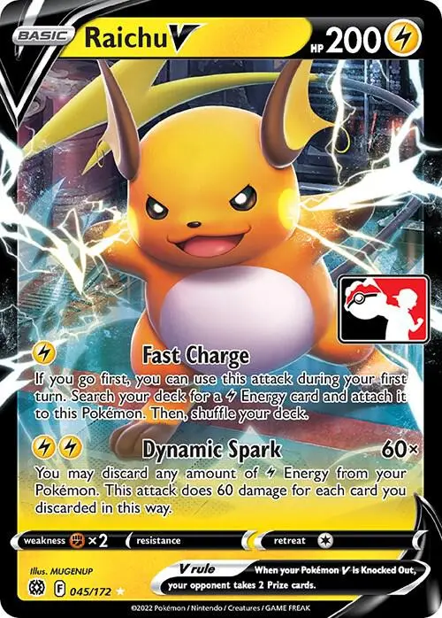 Raichu V, Prize Pack Series Cards 045/172