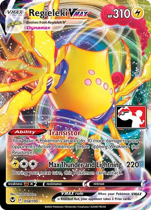 Regieleki VMAX, Prize Pack Series Cards 058/195