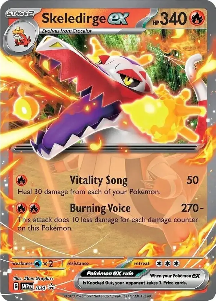 Skeledirge ex, SVP Black Star Promos 034/225