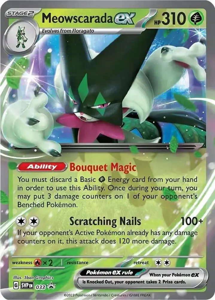 Meowscarada ex, SVP Black Star Promos 033/225