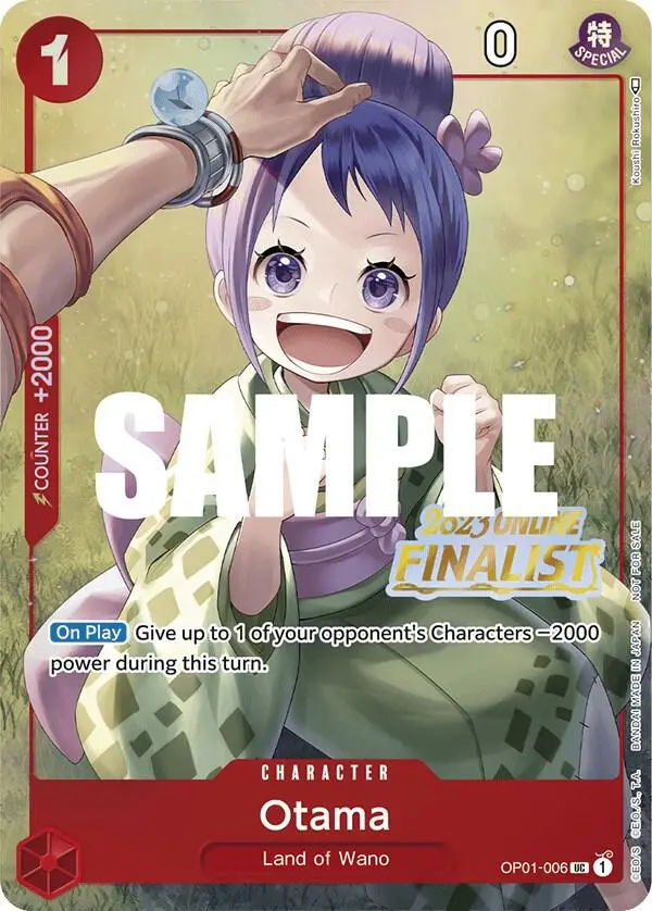 Otama (Online Regional 2023 Finalist), One Piece Promotion Cards OP01-006
