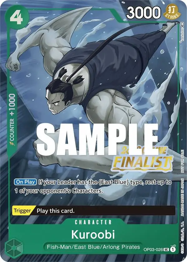 Kuroobi (Online Regional 2023 Finalist), One Piece Promotion Cards OP03-026