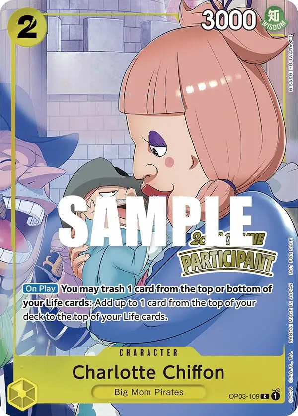 Charlotte Chiffon (Online Regional 2023 Participant), One Piece Promotion Cards OP03-109