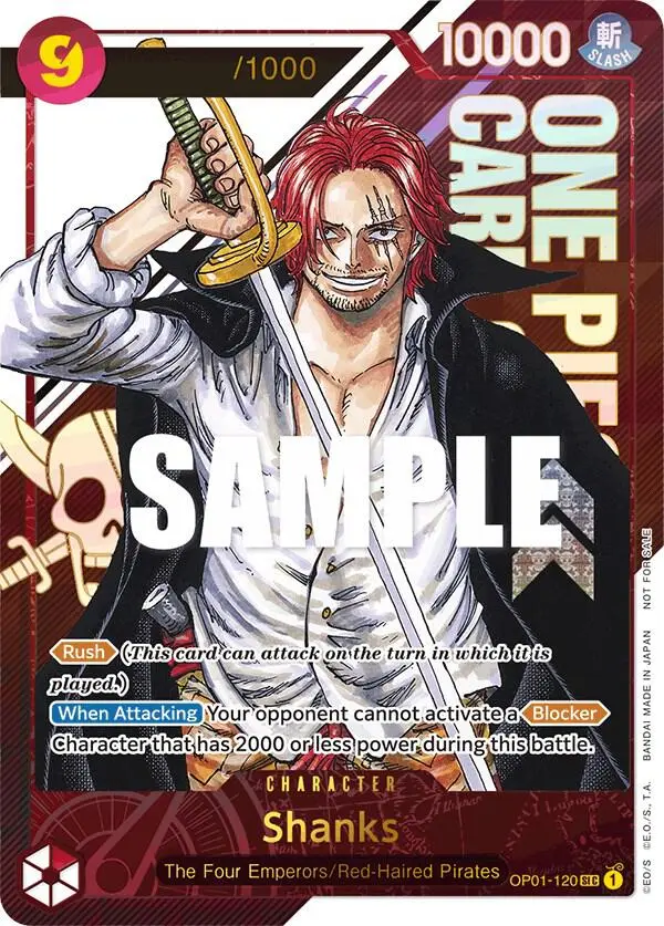 Shanks (Championship 2023 Serial Number), One Piece Promotion Cards OP01-120