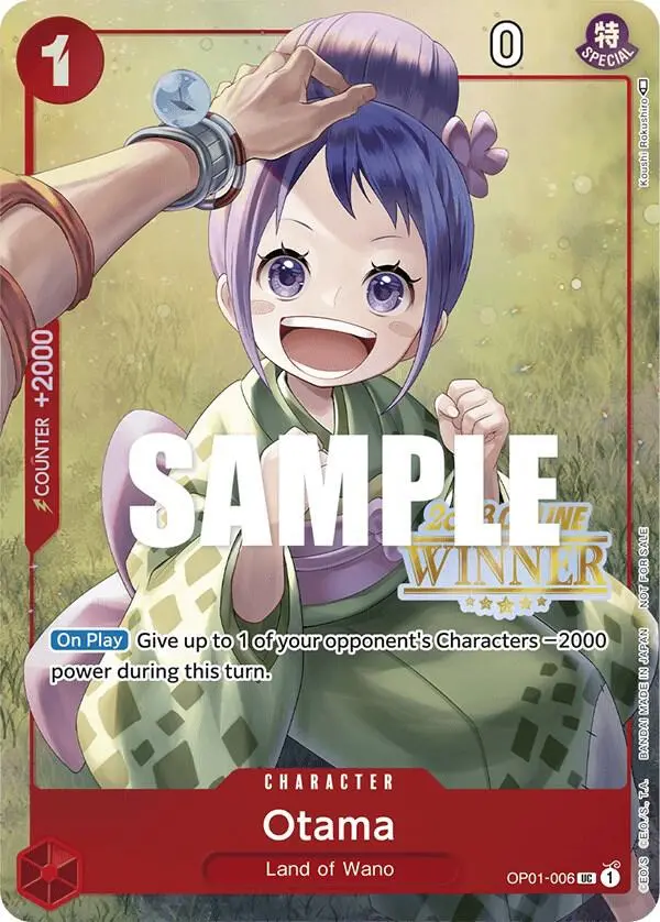 Otama (Online Regional 2023 Winner), One Piece Promotion Cards OP01-006