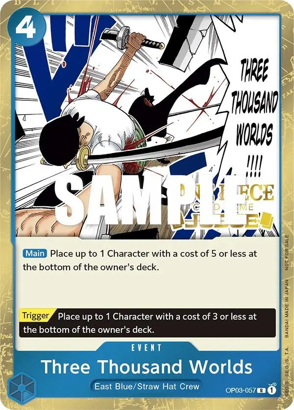 Three Thousand Worlds (Judge Pack Vol. 2), One Piece Promotion Cards OP03-057