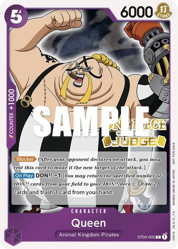Queen (Judge Pack Vol. 2), One Piece Promotion Cards ST04-005