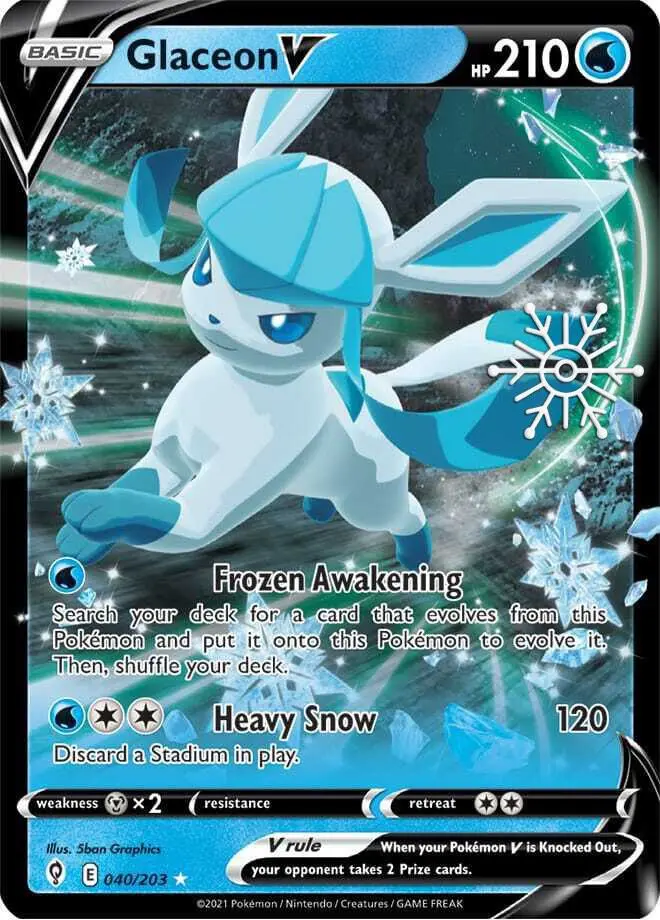 Glaceon V, Miscellaneous Cards & Products 040/203