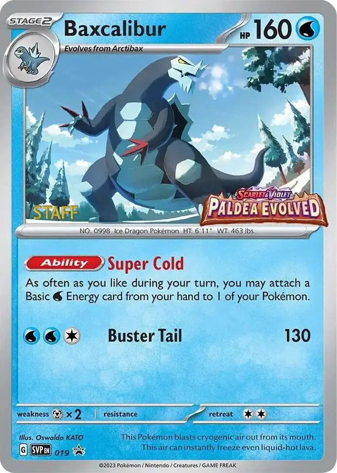 Baxcalibur, SVP Black Star Promos 019