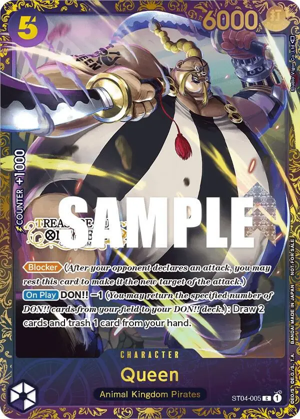 Queen (Treasure Cup), One Piece Promotion Cards ST04-005