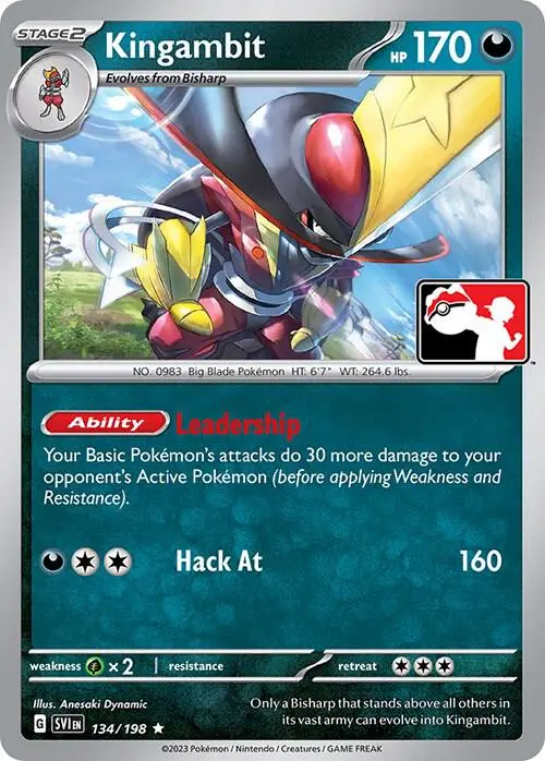 Kingambit, Prize Pack Series Cards 134/198