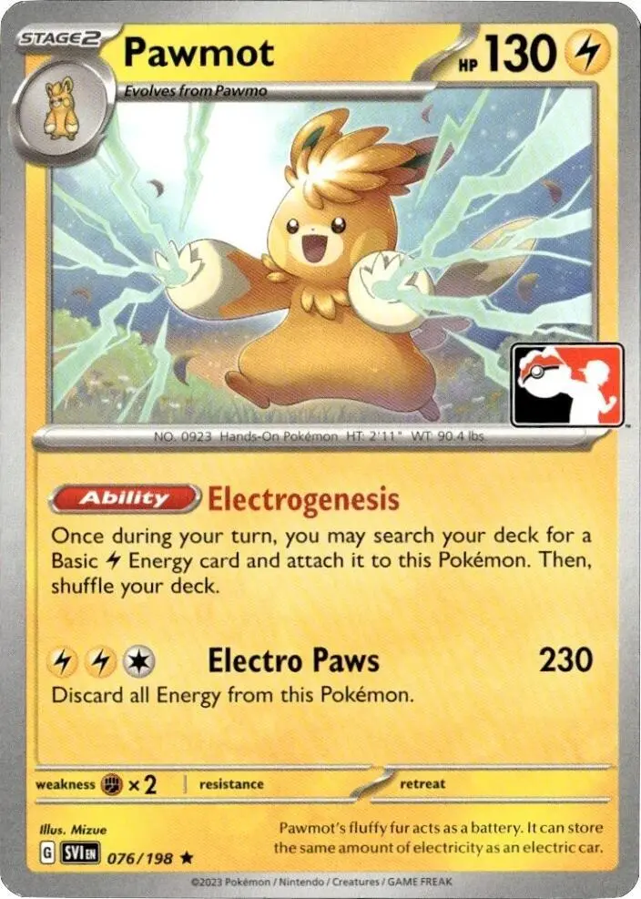 Pawmot, Prize Pack Series Cards 076/198