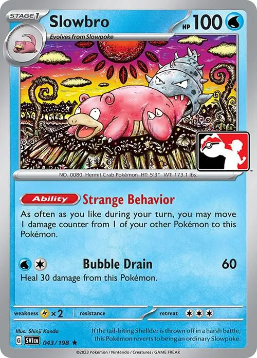 Slowbro, Prize Pack Series Cards 043/198
