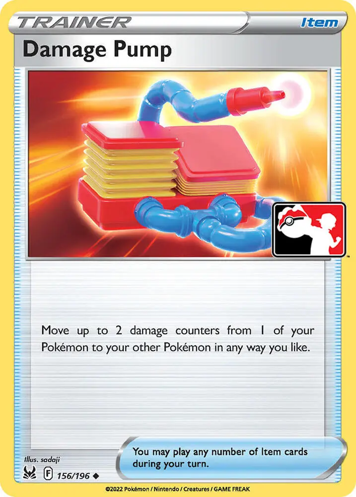 Damage Pump, Prize Pack Series Cards 156/196