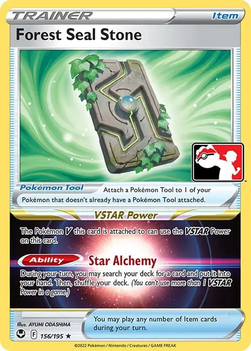 Forest Seal Stone, Prize Pack Series Cards 156/195