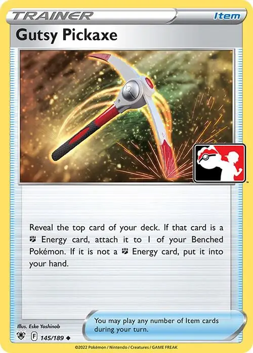 Gutsy Pickaxe, Prize Pack Series Cards 145/189
