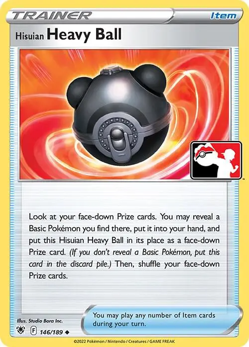Hisuian Heavy Ball, Prize Pack Series Cards 146/189