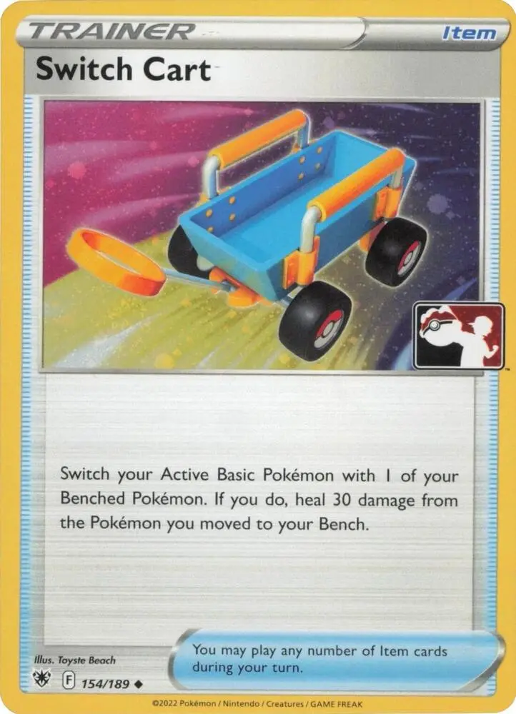 Switch Cart, Prize Pack Series Cards 154/189