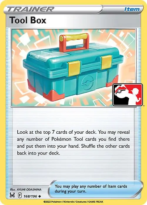 Tool Box, Prize Pack Series Cards 168/196