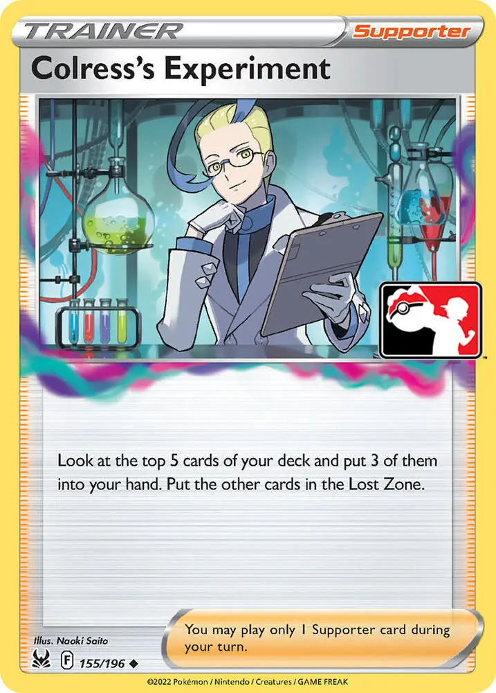 Colress's Experiment, Prize Pack Series Cards 155/196
