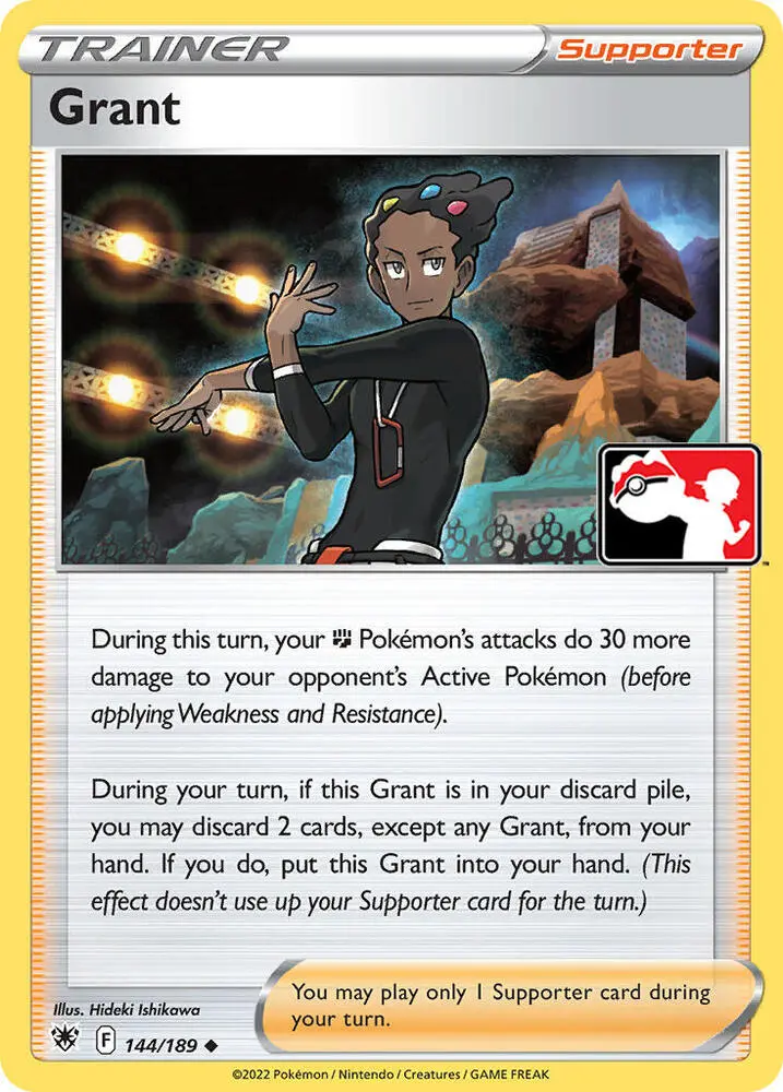 Grant, Prize Pack Series Cards 144/189