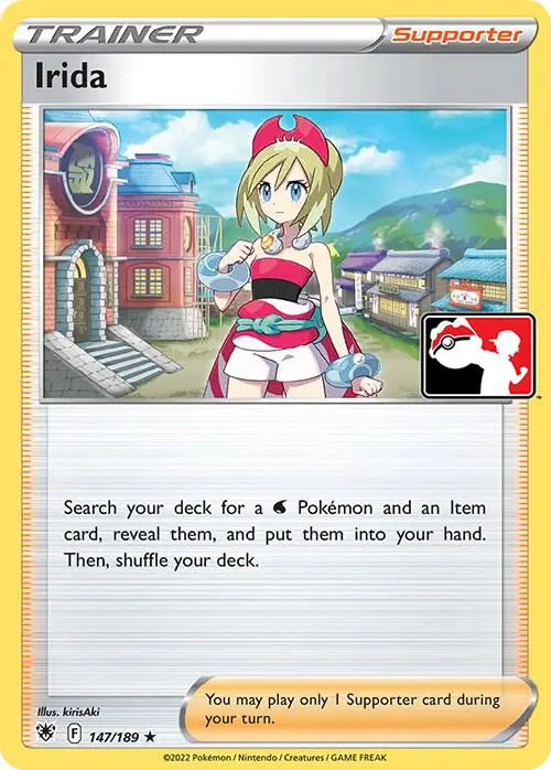 Irida, Prize Pack Series Cards 147/189