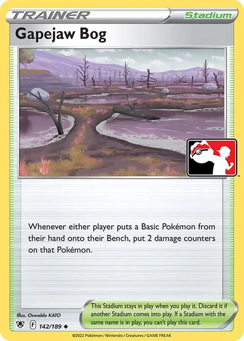 Gapejaw Bog, Prize Pack Series Cards 142/189
