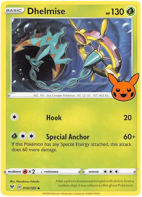 Dhelmise, Trick or Trade BOOster Bundle 2023 019/185