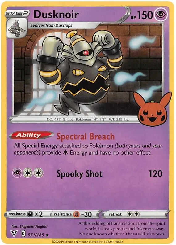 Dusknoir, Trick or Trade BOOster Bundle 2023 071/185
