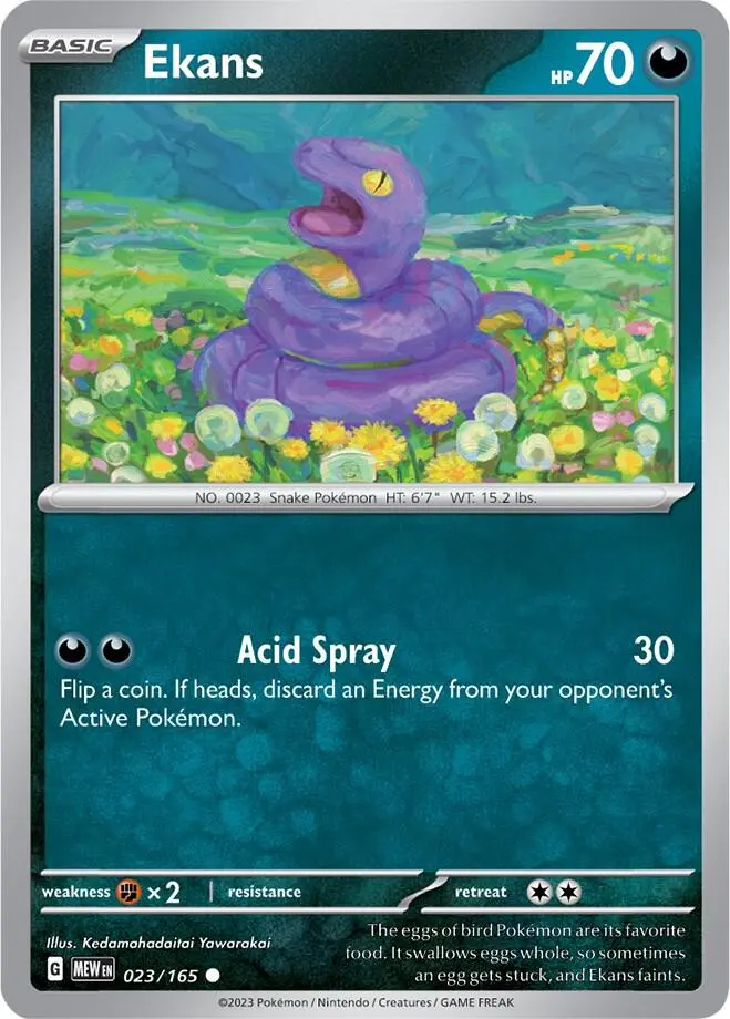 Ekans, Pokémon 151 023/165