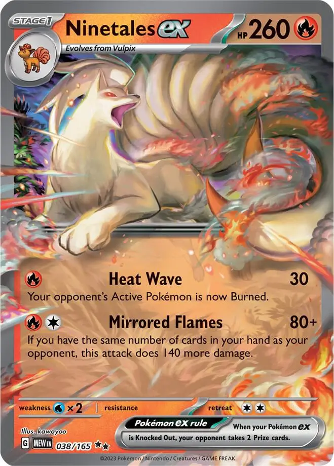 Ninetales ex, Pokémon 151 038/165