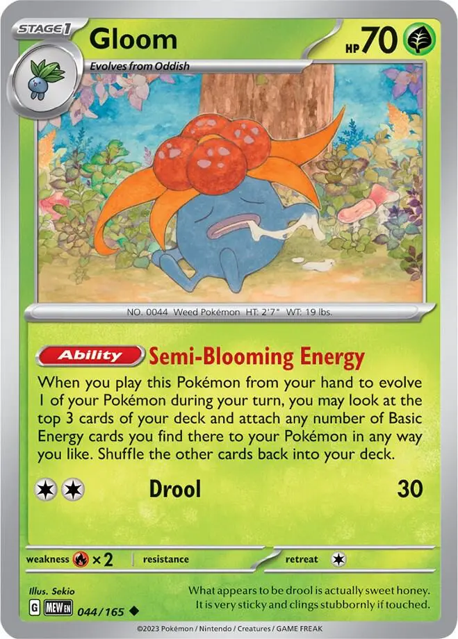 Gloom, Pokémon 151 044/165
