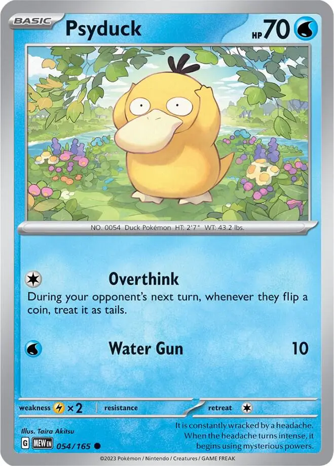Psyduck, Pokémon 151 054/165