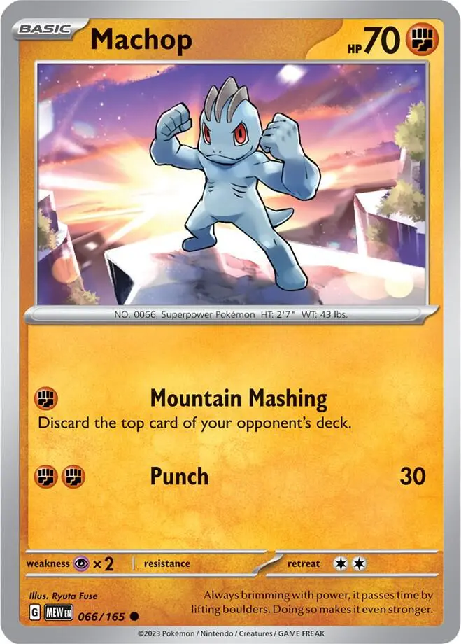 Machop, Pokémon 151 066/165
