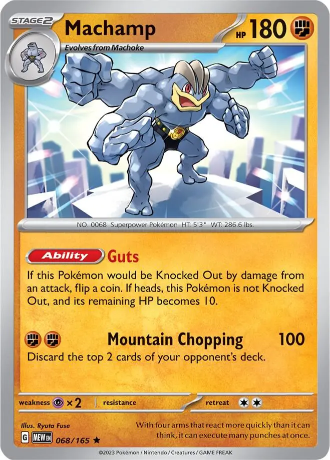 Machamp, Pokémon 151 068/165