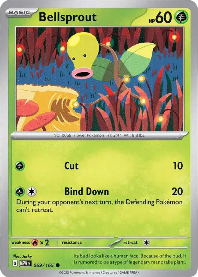 Bellsprout, Pokémon 151 069/165