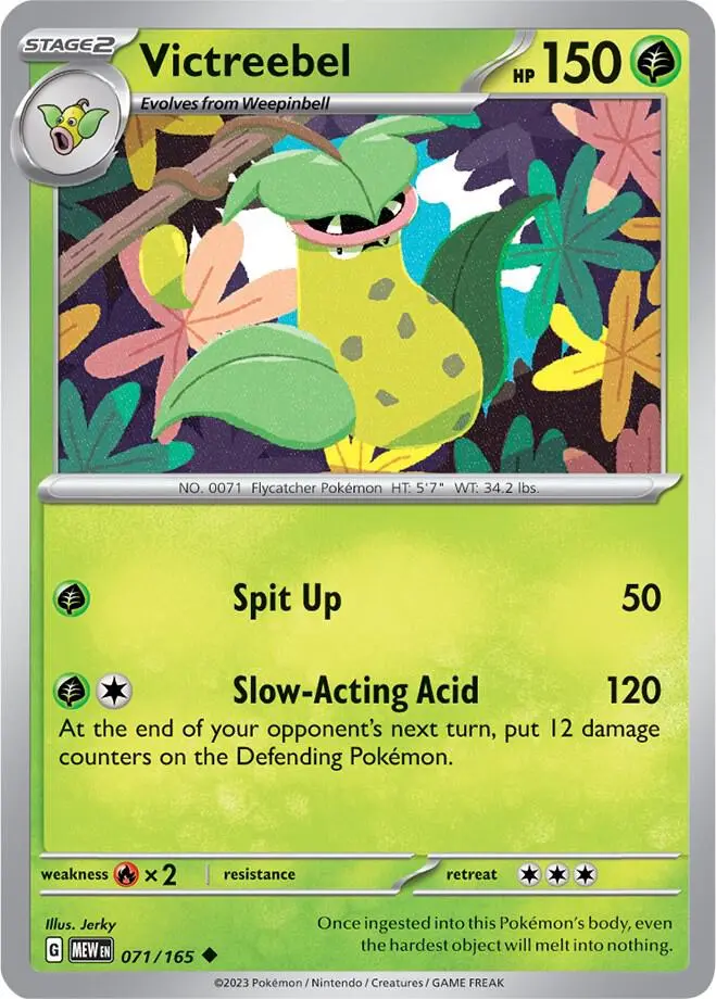 Victreebel, Pokémon 151 071/165