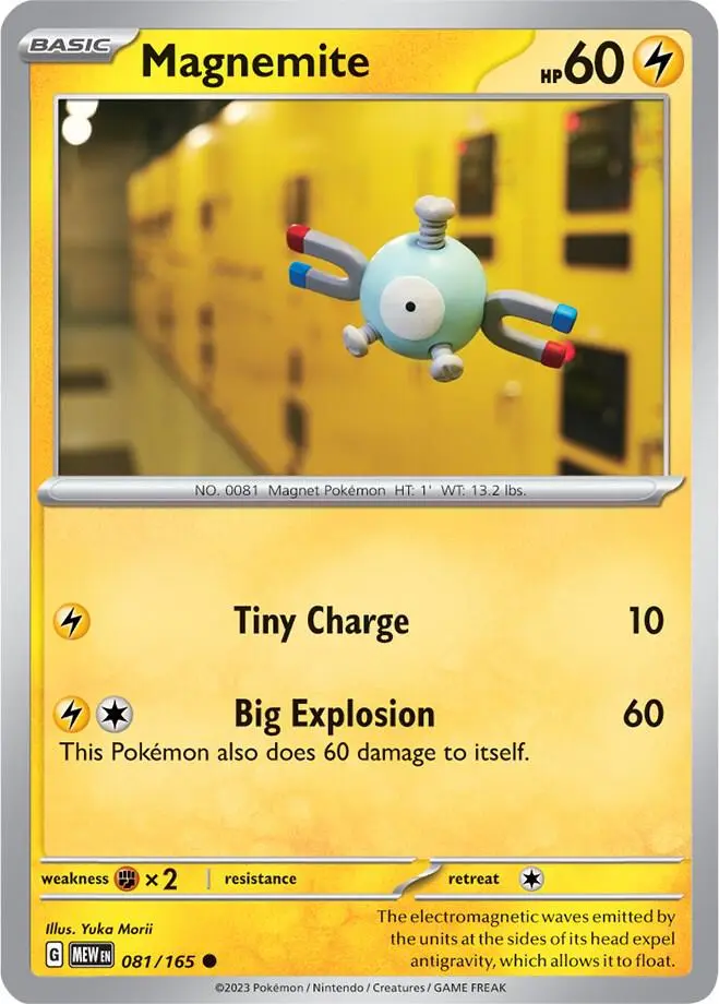Magnemite, Pokémon 151 081/165