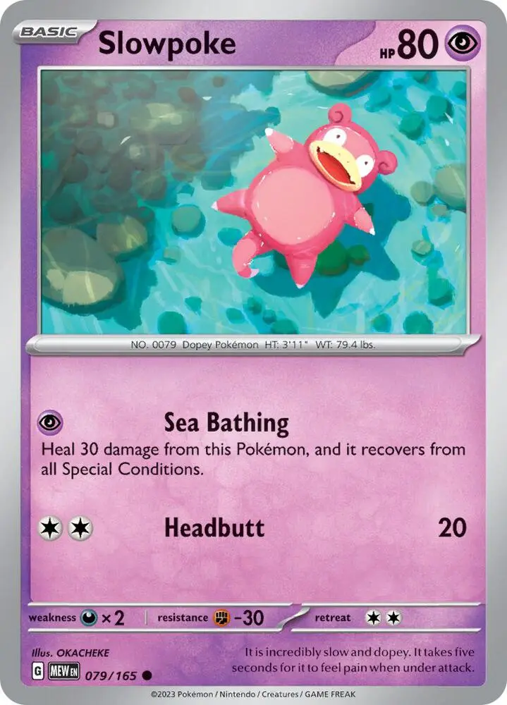 Slowpoke, Pokémon 151 079/165